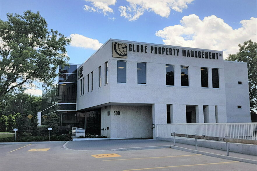 exterior photo of Globe CM head office
